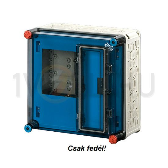 Fedél csapófedeles átlátszó 300mmx 300mmx műanyag Mi 72203 FED Hensel - 1093431