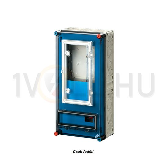 Fedél csapófedeles átlátszó 300mmx 600mmx műanyag Mi 72433 FED Hensel - 1093434