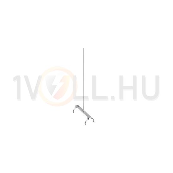 Felfogórúd-tartó kúpcserépre 190-230mm 1350mm alu felfogórúddal csavarbilincs 16mm J.PRÖPSTER - 1255s2