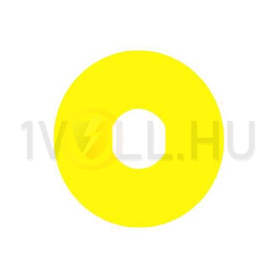 Felirati jelöletlen gyűrű 60mm üres üres sárga kerek 60mm/ Harmony XB4/XB5 Schneider - ZBY9101
