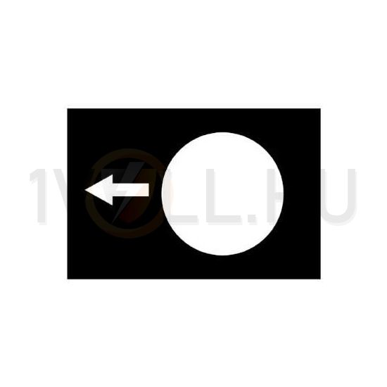 Felirati tábla darukapcsolóhoz