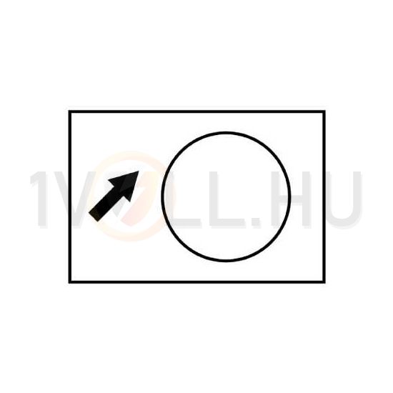 Felirati tábla darukapcsolóhoz