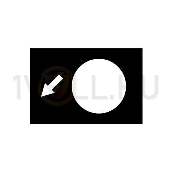 Felirati tábla darukapcsolóhoz