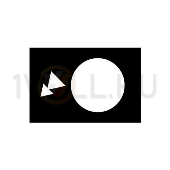 Felirati tábla darukapcsolóhoz