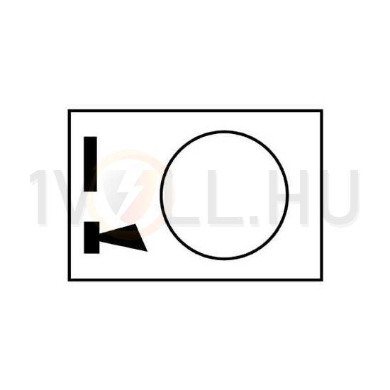 Felirati tábla darukapcsolóhoz