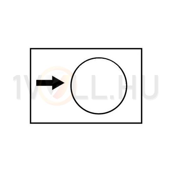 Felirati tábla darukapcsolóhoz