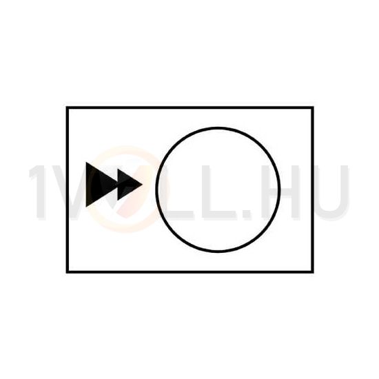 Felirati tábla darukapcsolóhoz