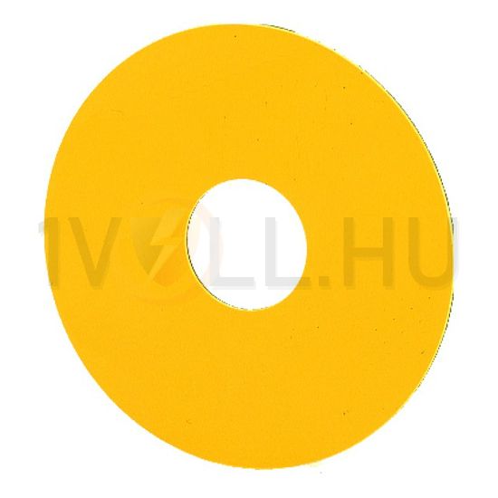 Felirati tábla vészgombhoz üres üres-szimbólummal sárga kerek-forma 90mm-sz 90mm-ma M22-XAK EATON - 216464