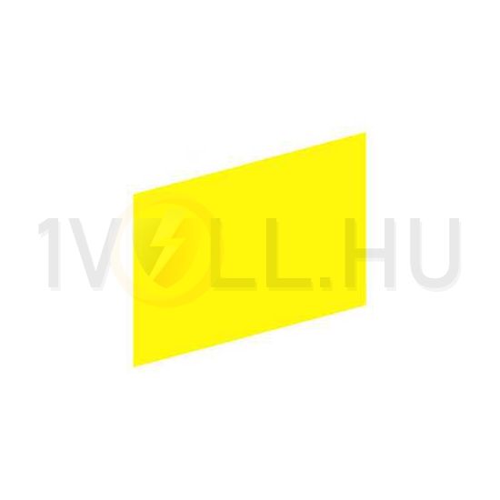 Felirati tábla vezérlőelemhez fehér/sárga üres üres-szimbólummal fehér 18mm-sz ZBY Schneider - ZBY5102