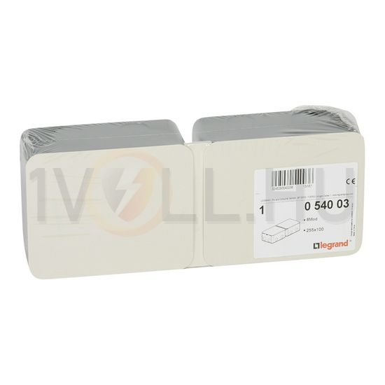 Felnyíló doboz betonpadlóba fém 2x4M beépíthető téglalap fekete Pop-up LEGRAND - 054003