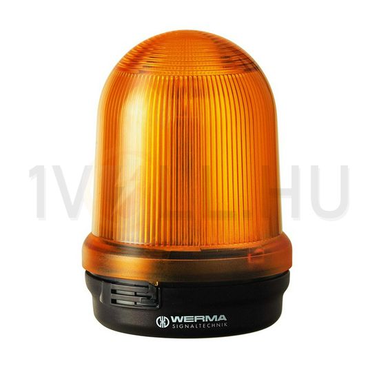 Fényjelző folyamatos 137mm 230V AC/DC BA15d sárga IP65 falonkívüli BM WERMA - 82630000