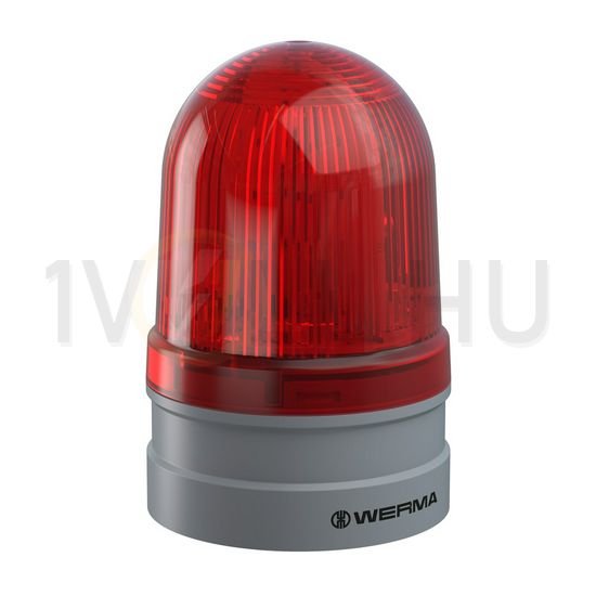 Fényjelző villanó EVS d85x130mm LED 24V AC/DC falonkívüli piros műanyag IP66 Midi TwinFLASH WERMA - 26112070
