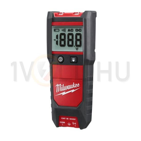 5 feszültség-/folytonosságvizsgáló 2xAAA 2P-ellenőrzés 0-600V LCD-kijelzés 2212-20 Milwaukee - 4933447776