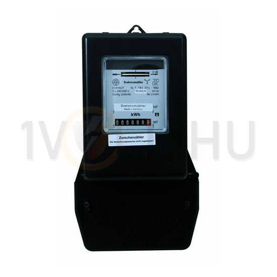 Fogyasztásmérő 3F almérő direkt 40A elektromechanikus 230V 400V/ 4-vezetékes ANCO - 321177