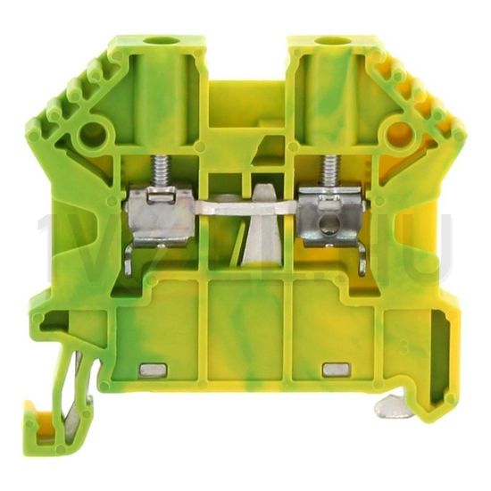 Földelő sorkapocs TS35 zöld/sárga csavaros csavaros SSL 2,5/2A GNYE CONTA-CLIP - 17103.2