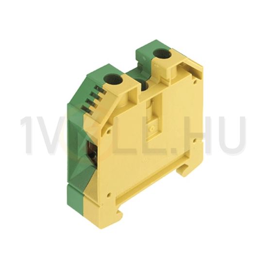 Földelő sorkapocs 1-szintes 2,5-35mm2 zöld/sárga TS35 csavaros robbanásbiztos WPE 35 Weidmüller - 1010500000