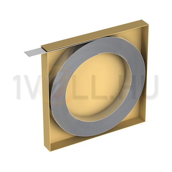 Földelőszalag bilincshez nemesacél V2A 8.8mm2 lapos 22mmx 4mm 25000mm J.PRÖPSTER - 913825