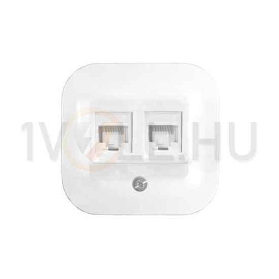 Forix adatcsatlakozó dugalj UTP RJ45 8(8) Cat5e fehér csavaros LEGRAND - 782428