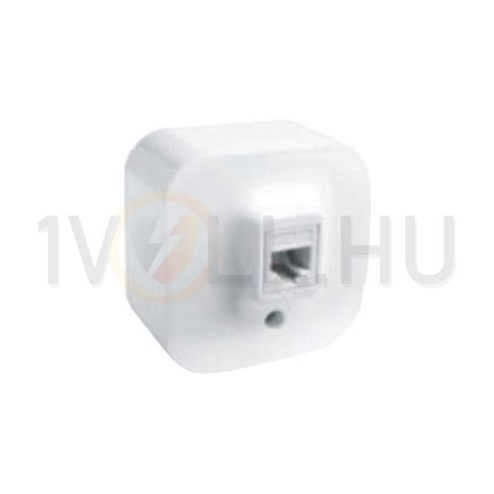 Forix telefon csatlakozó betét teljes fedéllel RJ11 műanyag fehér LEGRAND - 782414