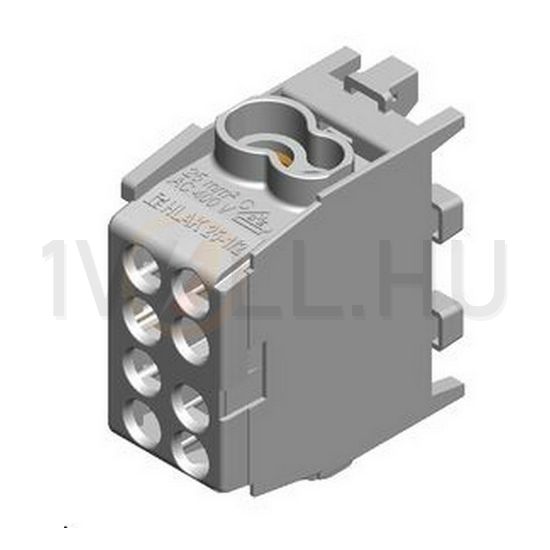 Fővezetéki leágazókapocs 130/100A Cu/Al csavaros szürke 2x25+2x16mm2 HLAK 25 1/2 M2 Pollmann - 2080136