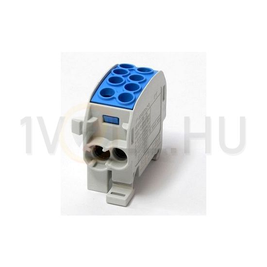 Fővezetéki leágazókapocs 202/125A Cu/Al ónozott kék 2x35+2x25mm2 1P 25mm2/ HLAK 35/25 N LEIPOLD - 080210-1-3
