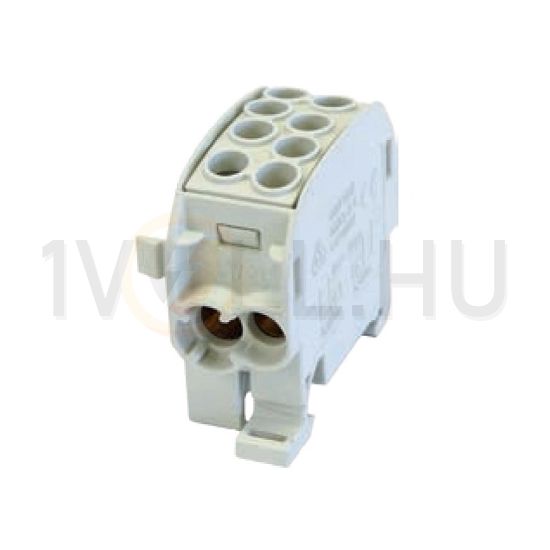 Fővezetéki leágazókapocs 202/125A Cu/Al ónozott szürke 2x35+2x25mm2 1P HLAK 35/25 L G LEIPOLD - 080210-0-3
