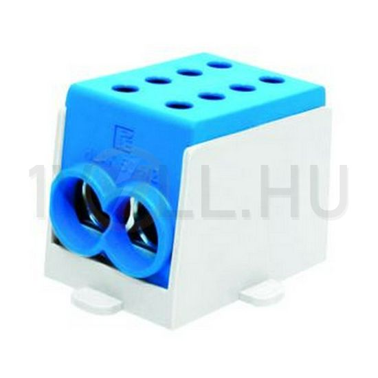 Fővezetéki leágazókapocs 250/250A Cu/Al csavaros kék4x70mm3 1-pólus HLAK 70-1/2 Pollmann - 2080148