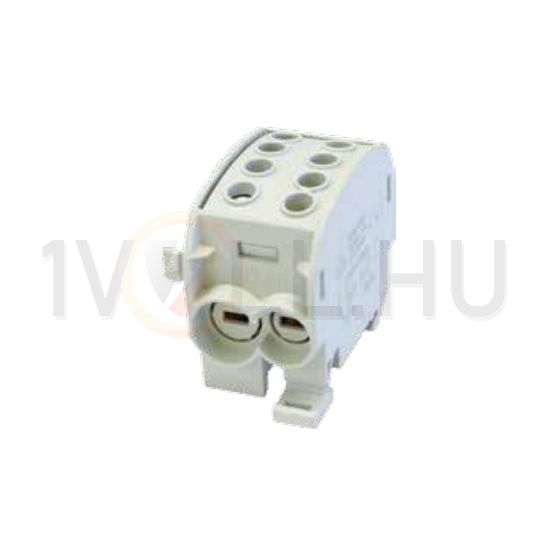 Fővezetéki leágazókapocs 300/185A Cu/Al ónozott szürke 2x70+2x50mm2 1P HLAK 70/50 L G LEIPOLD - 080310-0-3