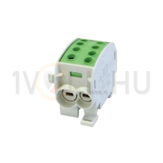 Fővezetéki leágazókapocs 300/185A Cu/Al ónozott zöld 2x70+2x50mm4 1P 70mm2/ HLAK 70/50 PE LEIPOLD - 080310-2-3