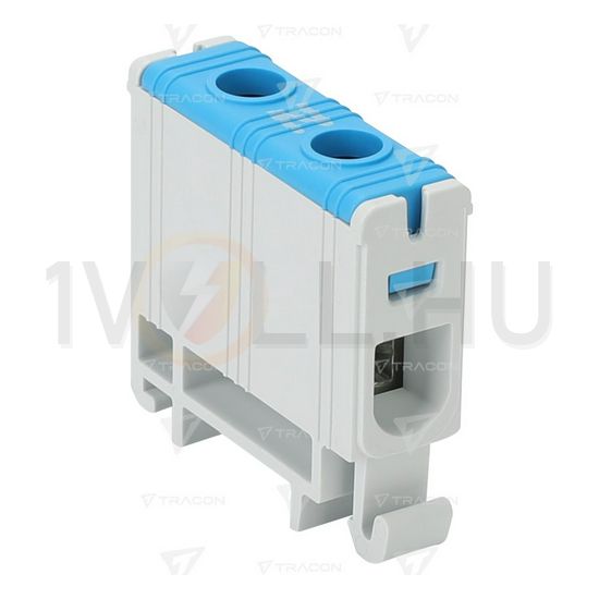 Fővezetéki leágazókapocs 85A/400VAC 1x1,5-16mm2 Al/Cu kék 1P 16mm2 TRACON - FLEAL-16/1K