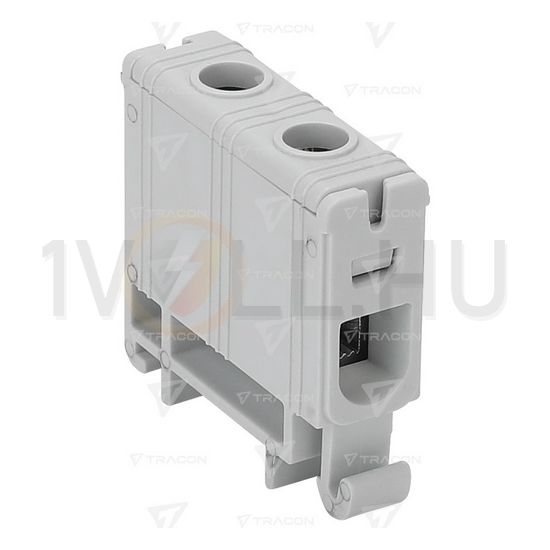 Fővezetéki leágazókapocs 85A/400VAC 1x1,5-16mm2 Al/Cu szürke 1P 16mm2 TRACON - FLEAL-16/1