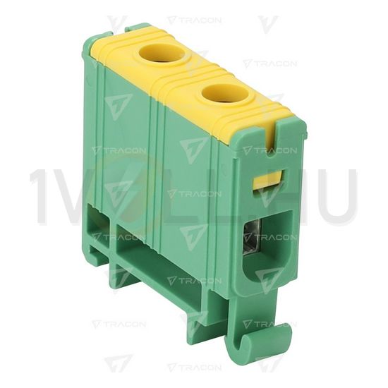 Fővezetéki leágazókapocs 85A/400VAC 1x1,5-16mm2 Al/Cu zöld/sárga 1P 16mm2 TRACON - FLEAL-16/1ZS