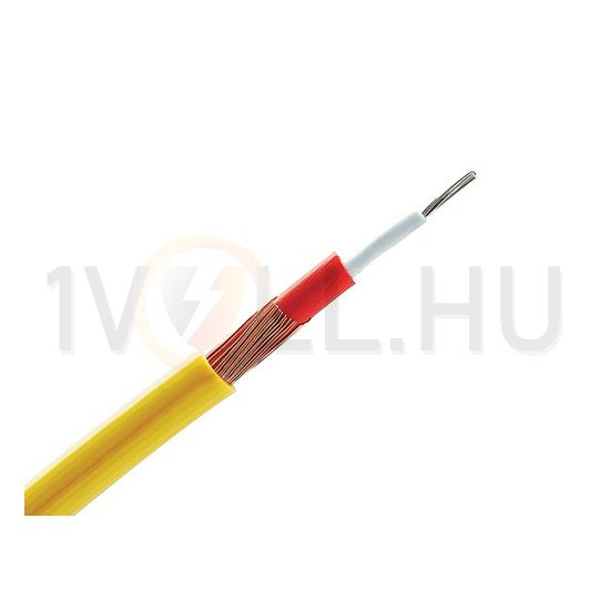 Fűtőkábel 0,65Ohm 57m/5m2 1-eres 25W/m 230V 57m 80°Cmax. szabadfelületfűtéshez KYCY-0,65 DIRAC - KYCY-0,65/60