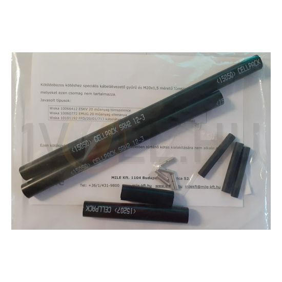 Fűtőkábel csatlakozókészlet cső-/ereszfűtéshez D-TRACE/ELSR/SJXFJ-hez SRH2 12-3+SRUM 6-2 +6xtold - KÖT1