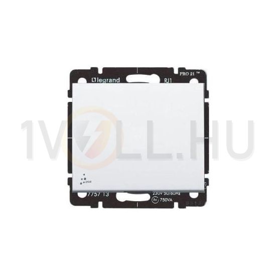 Galea 105 2x1P csillárkapcsoló kezelőelem szürke süllyesztett IP21 2- billentyű/gomb LEGRAND - 775805