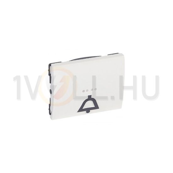 Galea billentyű domború csengőjellel egyes kapcs/nyg.-hoz fehér tapintható csengő-jel LEGRAND - 771012