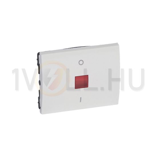 Galea billentyű I/O egyes kapcs/nyg.-hoz fehér 0 és 1 szám-jel jelzőfényes IP21 műanyag LEGRAND - 777018