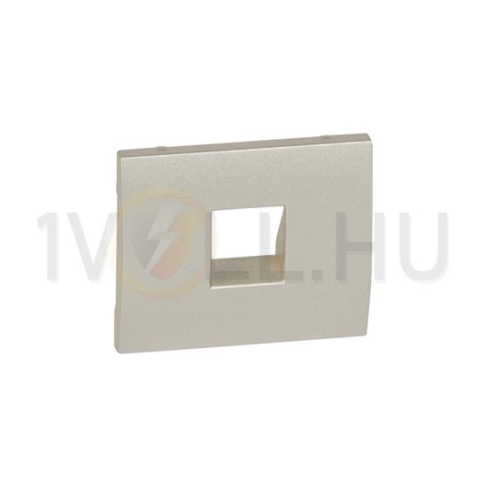 Galea fedlap RJ11 telefoncsatlakozóhoz műanyag titán címketartó nélkül LEGRAND - 771495