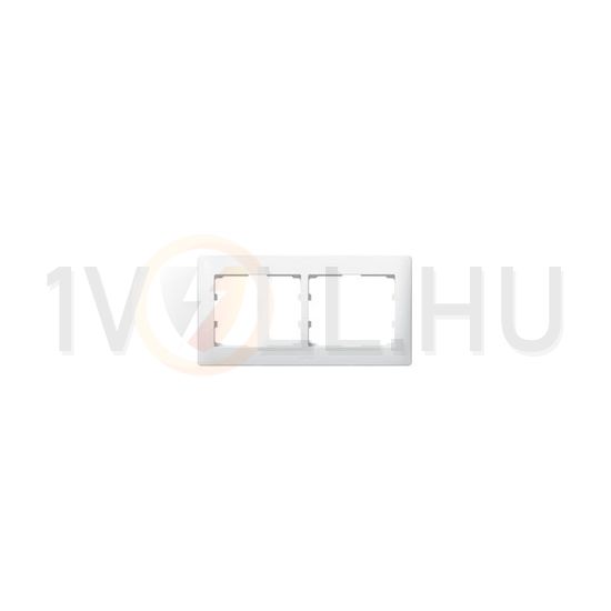 Galea keret 2-es fehér vízszintes műanyag LEGRAND - 771002