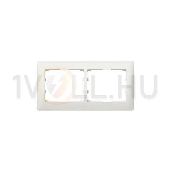 Galea keret 2-es gyöngyház vízszintes műanyag LEGRAND - 771502