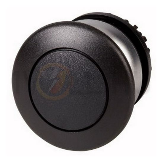 Gomba nyomófej d22 36.5mm fekete visszaugró M22-DP-S EATON - 216712