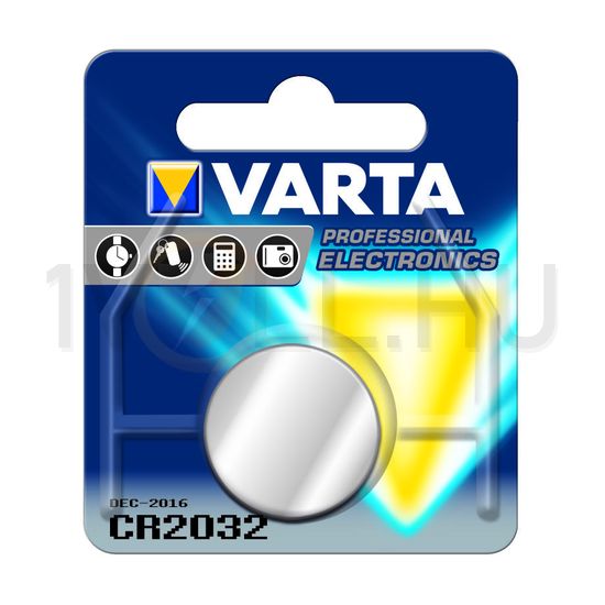 Gombelem CR2032 3V lítium CR2032 gombelem VARTA (EZÜST) - 6 032 101 401