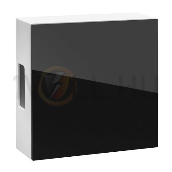 Gong vezetékes bim-bam 230VAC fehér/fekete 80dB műanyag falonkívüli GONG 465A-230 ws/sw GROTHE - 44475