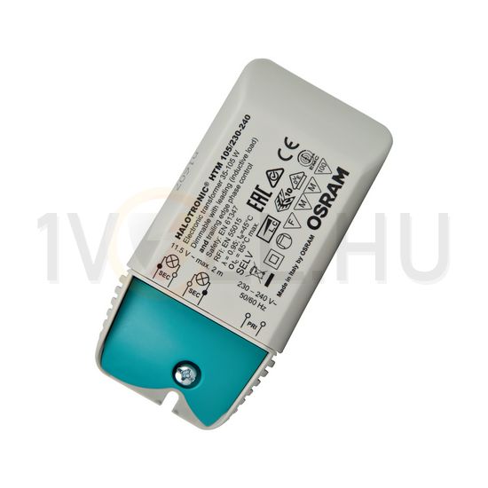 Halogén trafó DIM elektronikus trafó 230-240V/ 11,3-11,4V 35-105W DIM HTM 105/230-240/12 OSRAM - 4050300442334