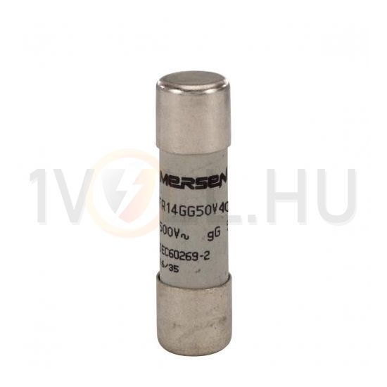 Hengeres biztosítóbetét gG 14x51mm 40A AC500/600V FR14GG50V40 MERSEN - X218198J (781040)