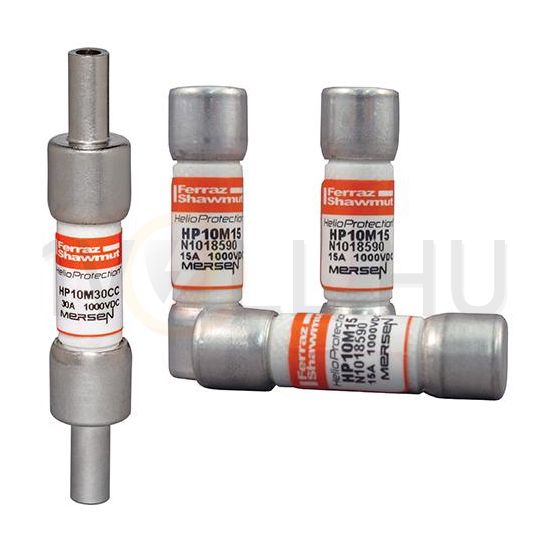 Hengeres biztosítóbetét gPV DC1000V 10x38mm 12A HP10M12 MERSEN - M1018589J