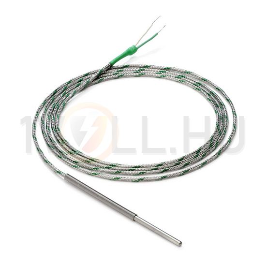 Hőérzékelő patron kábelre szilikon 3vez kontakt Pt100 6mmx 50mm passzív E52-ELP6-50-2-A1 OMRON - 379484