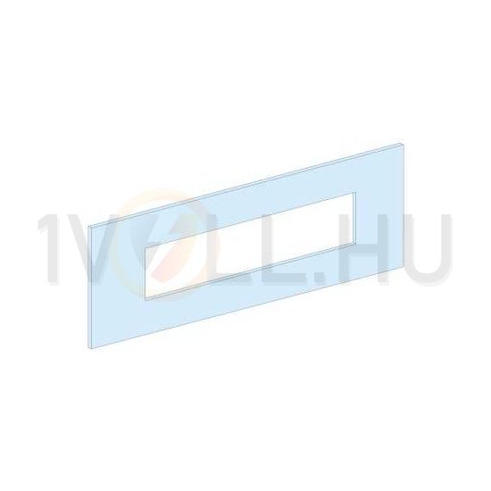 Homloklap függőleges 4x3(3x4P) NS250-hez 5M 500mm-sz 250mm-ma acél Prisma G/P Schneider - LVS03243