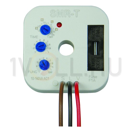 Időrelé szerelvénydobozba 10-funkciós 0,1s-10nap LED-hez is! 3-vezetékes 1-z SMR-T Elko EP - 2910