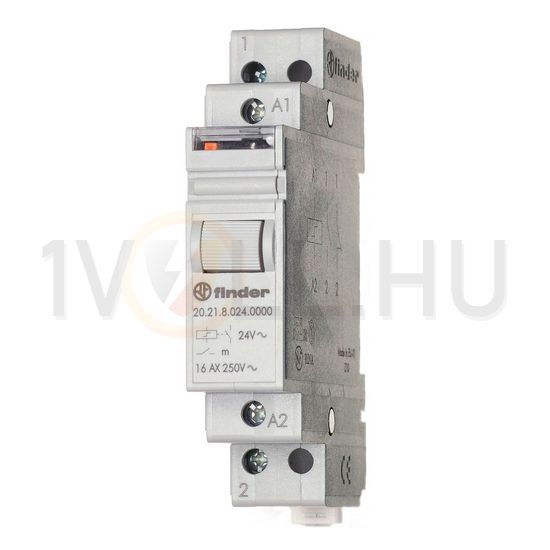 Impulzusrelé sorolható 16A 12V/ DC-műk. 2000W/izzó 1000VA/fcső 1-z 1M 20.21.9.012.4000 FINDER - 202190124000